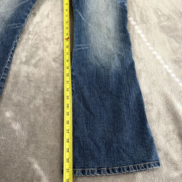 Vintage Parasuco Jeans Bootcut Low Rise Women's 32 Western Grunge Y2K - Picture 7 of 9